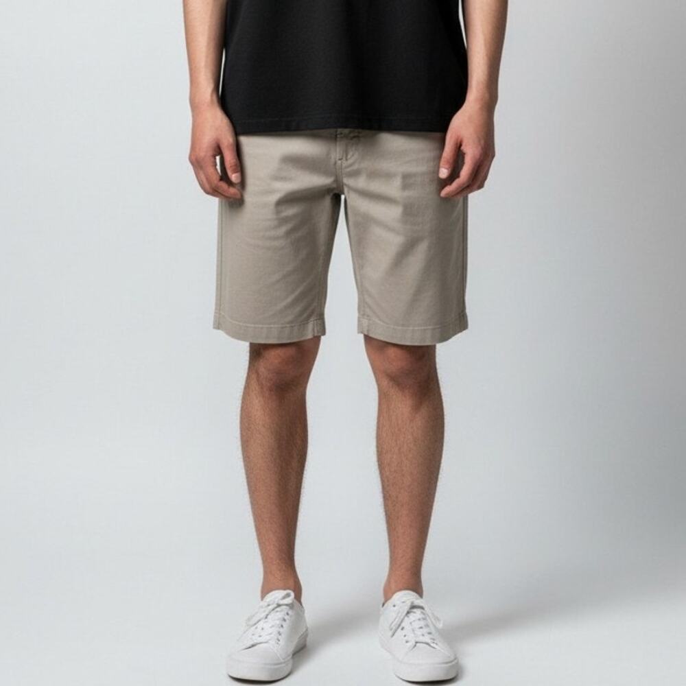 NWT Polo Ralph Lauren Chino Shorts Mens 40 Gray Relaxed Fit Flat Front Pony Logo